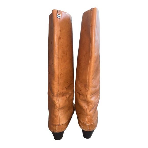 RUDSAK congac mid-calf wedge boot | size 38/7.5US | 1.5 inch heel - Picture 4 of 6